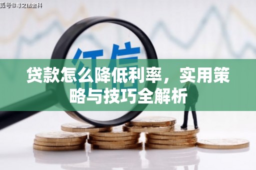 集集贷款怎么降低利率，实用策略与技巧全解析
