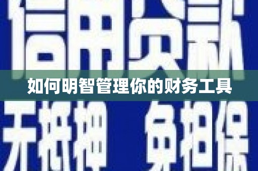 集集如何明智管理你的财务工具