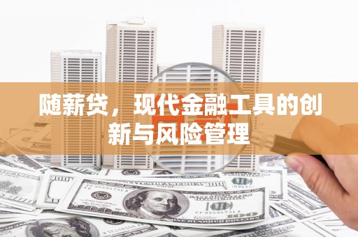 集集随薪贷，现代金融工具的创新与风险管理