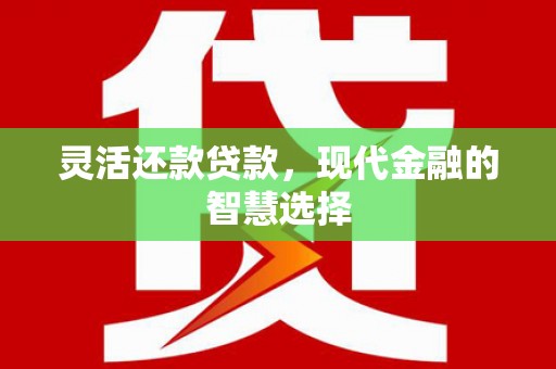 集集灵活还款贷款，现代金融的智慧选择