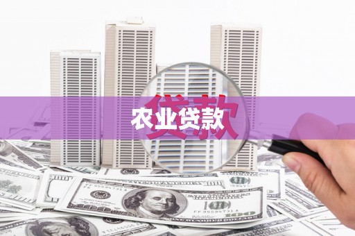 集集农业贷款