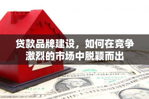 集集贷款品牌建设，如何在竞争激烈的市场中脱颖而出
