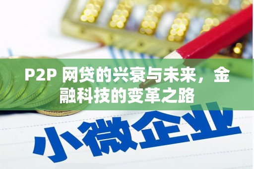 集集P2P 网贷的兴衰与未来，金融科技的变革之路
