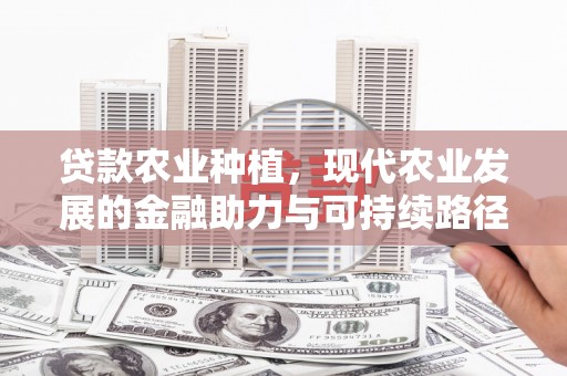集集贷款农业种植，现代农业发展的金融助力与可持续路径