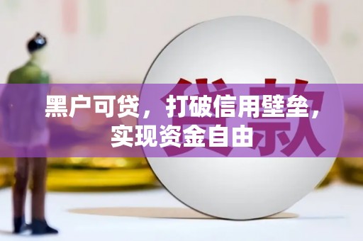 集集黑户可贷，打破信用壁垒，实现资金自由