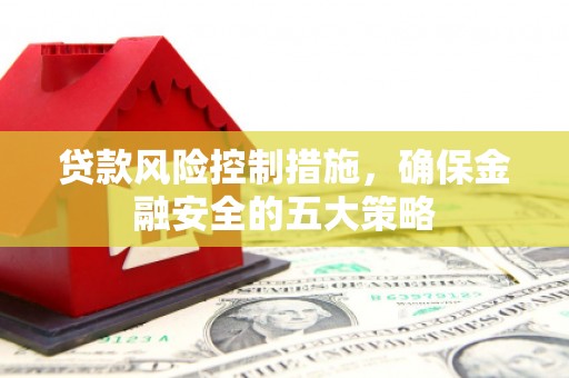 集集贷款风险控制措施，确保金融安全的五大策略