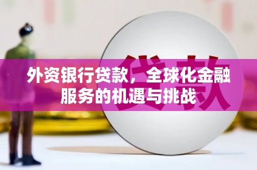 集集外资银行贷款，全球化金融服务的机遇与挑战