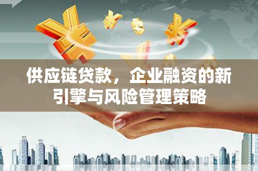 集集供应链贷款，企业融资的新引擎与风险管理策略