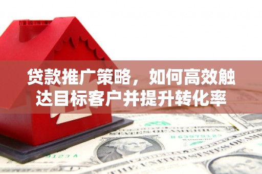 集集贷款推广策略，如何高效触达目标客户并提升转化率