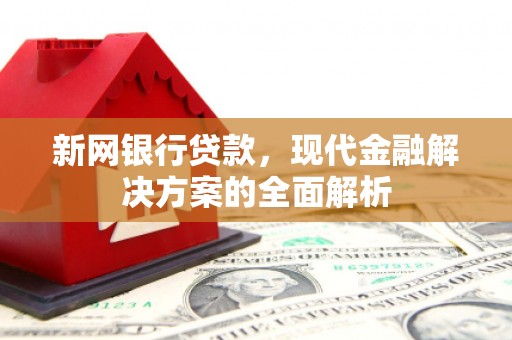 集集新网银行贷款，现代金融解决方案的全面解析
