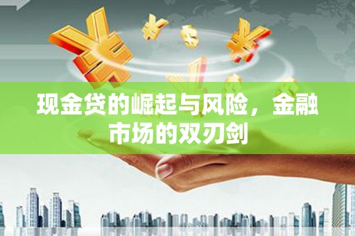 集集现金贷的崛起与风险，金融市场的双刃剑