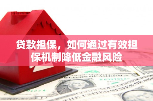 集集贷款担保，如何通过有效担保机制降低金融风险