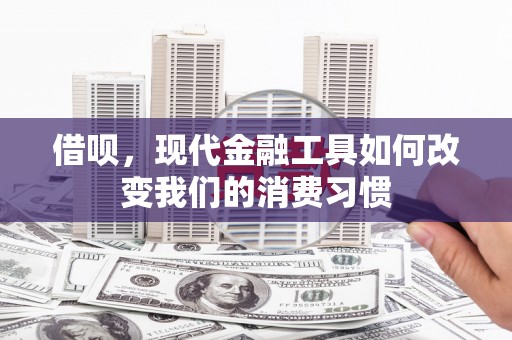 集集借呗，现代金融工具如何改变我们的消费习惯