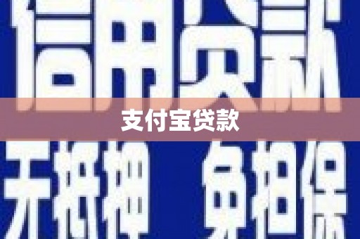 集集支付宝贷款
