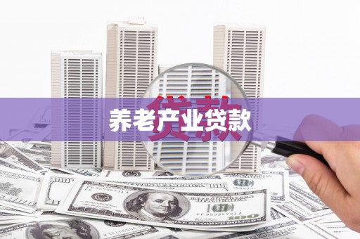 集集养老产业贷款