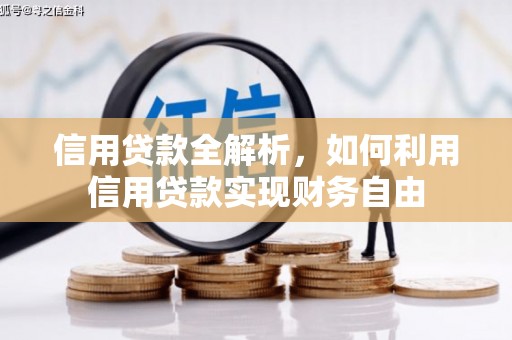 集集信用贷款全解析，如何利用信用贷款实现财务自由