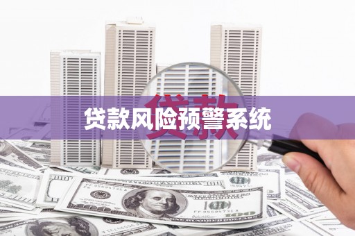 集集贷款风险预警系统